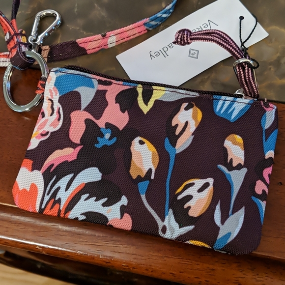 NWT. NEW Vera Bradley Lighten Up Zip ID & Lanyard - Picture 2 of 4